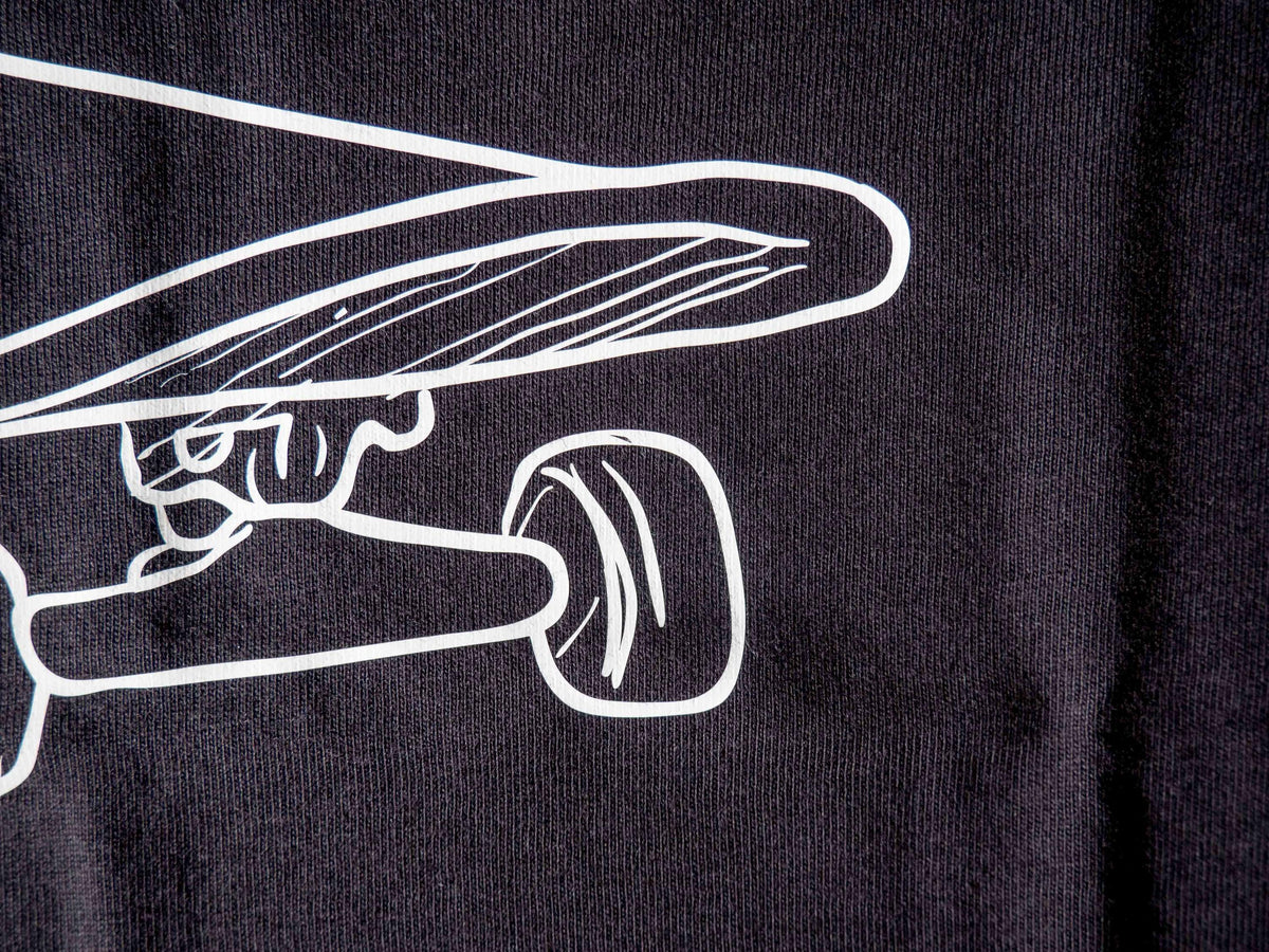 Not a Phase Skate Woman Black and White T-shirt, Skateboarder Soft Organic Cotton Short Sleeve Top, Skater Girl Gift or Present