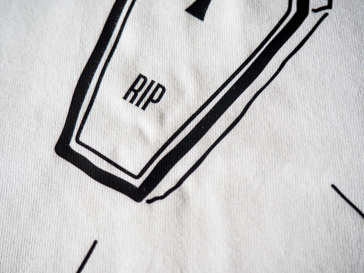Organic Cotton Black and White Not a Phase T-shirts, Gender Neutral Alternative Gothic Tops, Statement Shirts for Everyday Wear