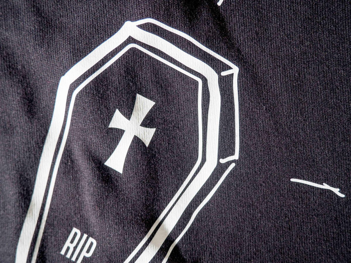Organic Cotton Black and White Not a Phase T-shirts, Gender Neutral Alternative Gothic Tops, Statement Shirts for Everyday Wear