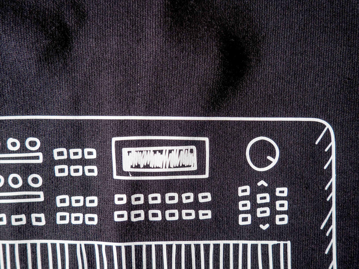 Keyboards Are Not Just A Phase Shirt, Organic Cotton Black and White Unisex T-shirt for Keyboardist, Regular Fit Tee with Keyboards Doodle