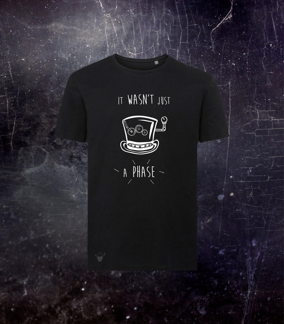 T-shirt Steampunk Is Not A Phase, Algodão Orgânico, com Desenho Steampunk Vitoriano, Presente Perfeito para Steampunker